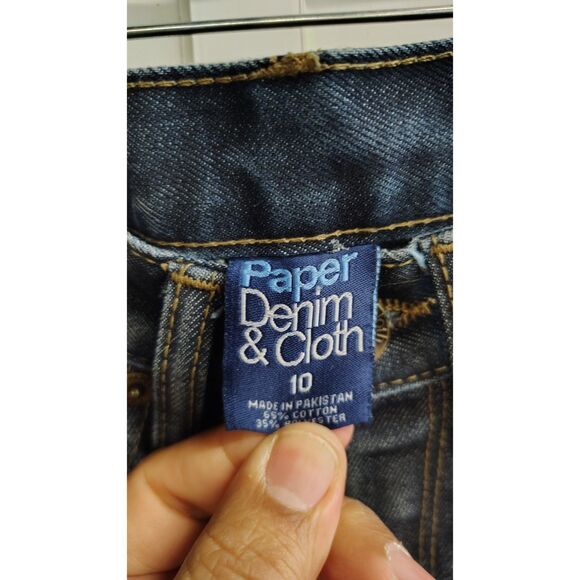 Paper Denim & Cloth Women's Size 10 Dark Wash Denim Jean Shorts - Picture 3 of 6
